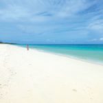 COMO Parrot Cay Carolin Weinhold on the beach by the Ocean