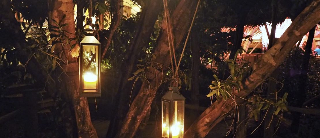 Lanterns on Bawah Island, Indonesia