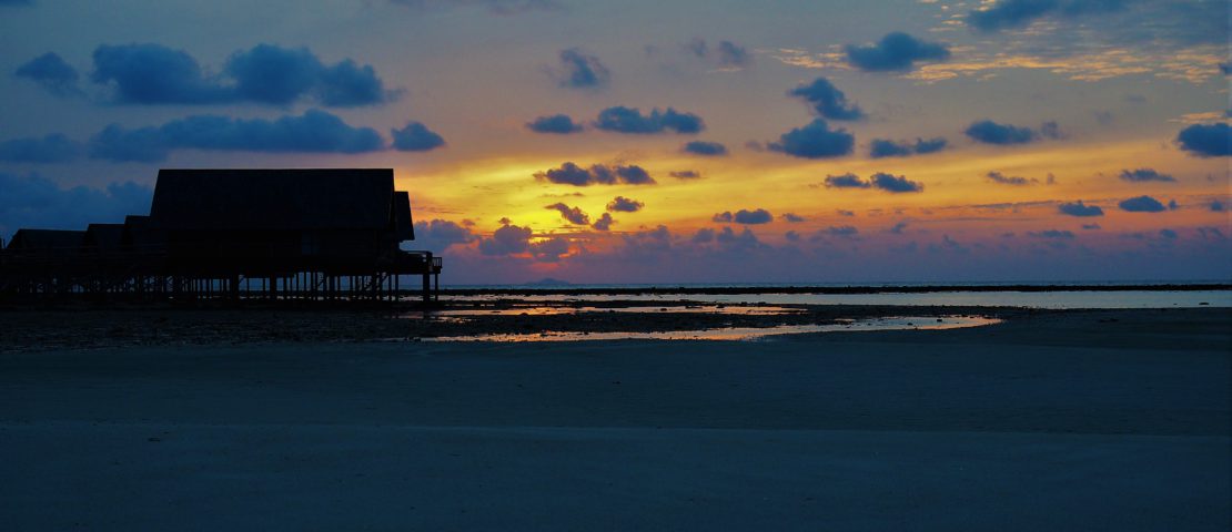 Sunset on Bawah Island, Indonesia
