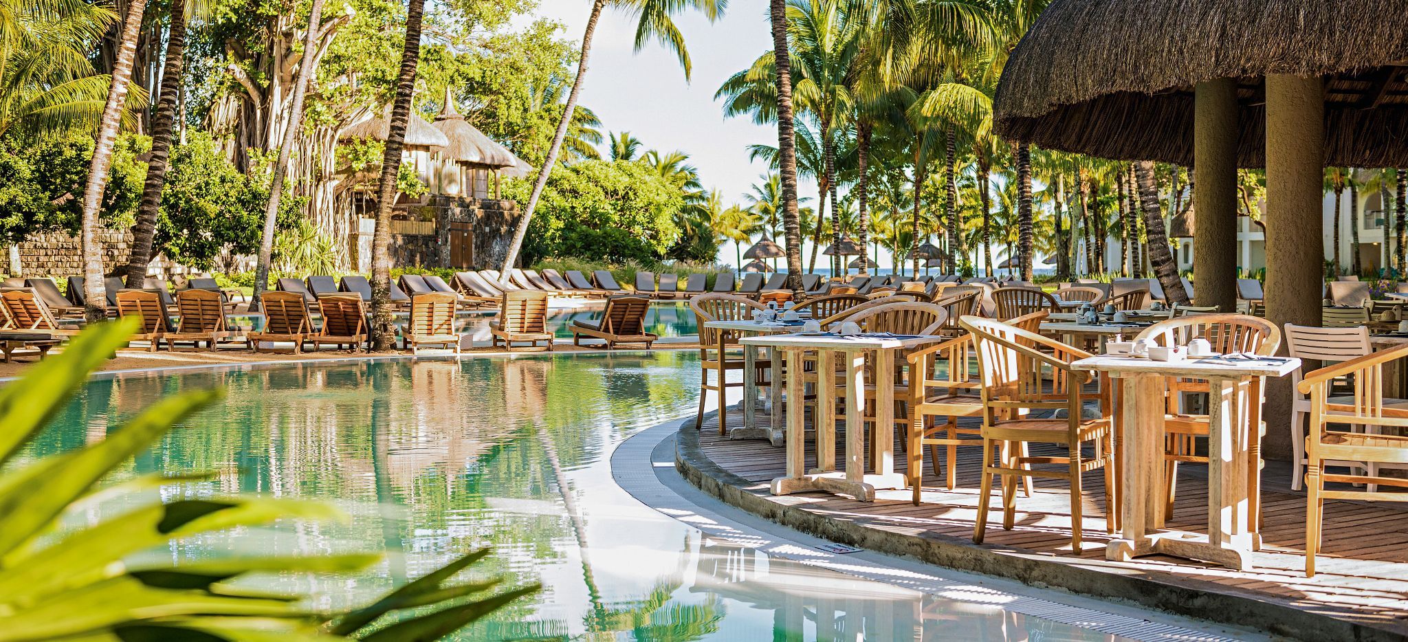Pool im Beachcomber Cannonier, Mauritius