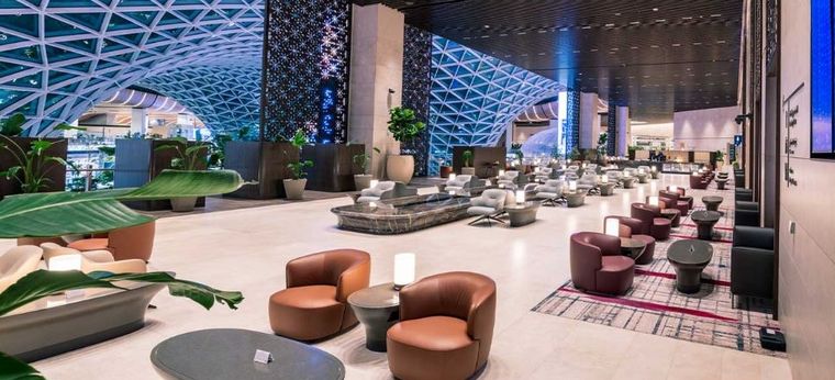 Die al Mourjan Lounge von Qatar Airways im Flughafen Doha