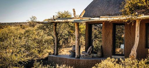 Der Ausblick eines Hotelzimmers in der "Omaanda Lodge"