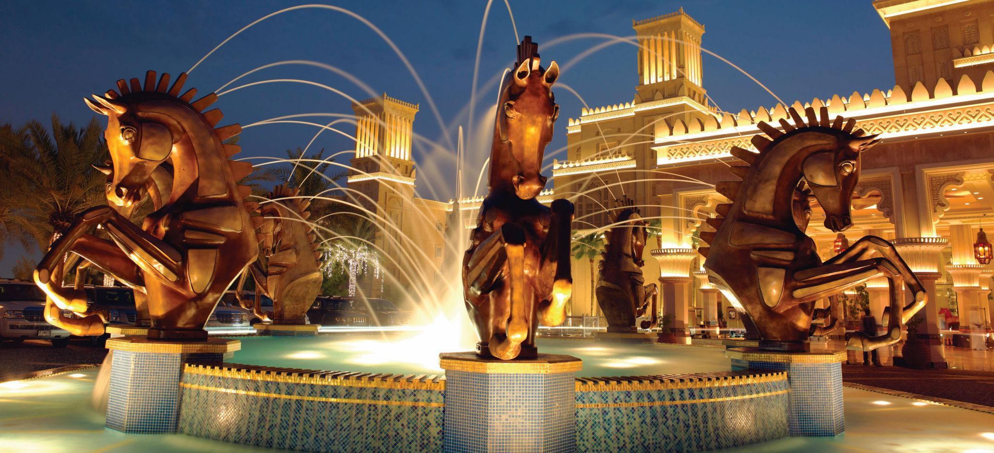 Springbrunnen des Hotel "Madinat Jumeirah Al Quasr"