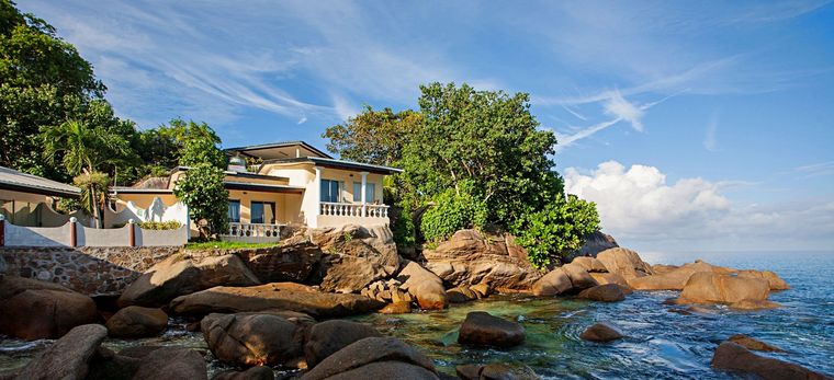 Aussicht vom Strand auf Superior Rooms