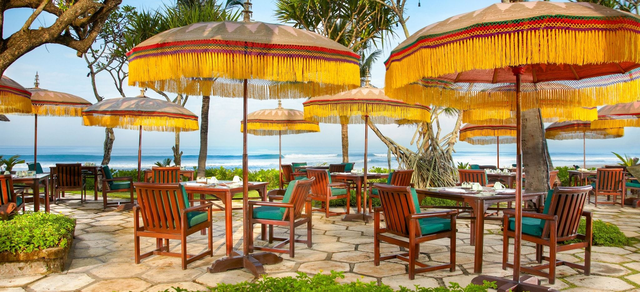 Das Hoteleigene Café Frangipani im Oberoi Bali