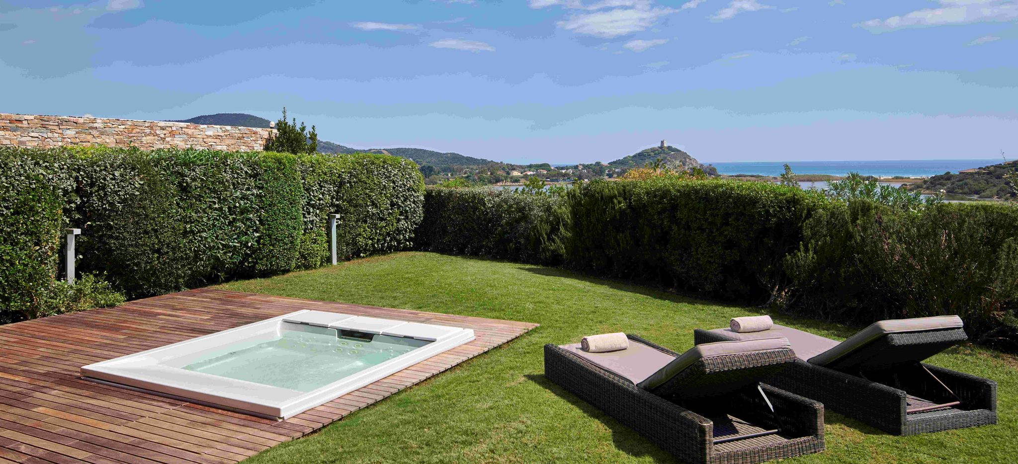 Conrad ChiaLaguna Sardiania King Junior Suite with Garden and Jacuzzi Outdoors