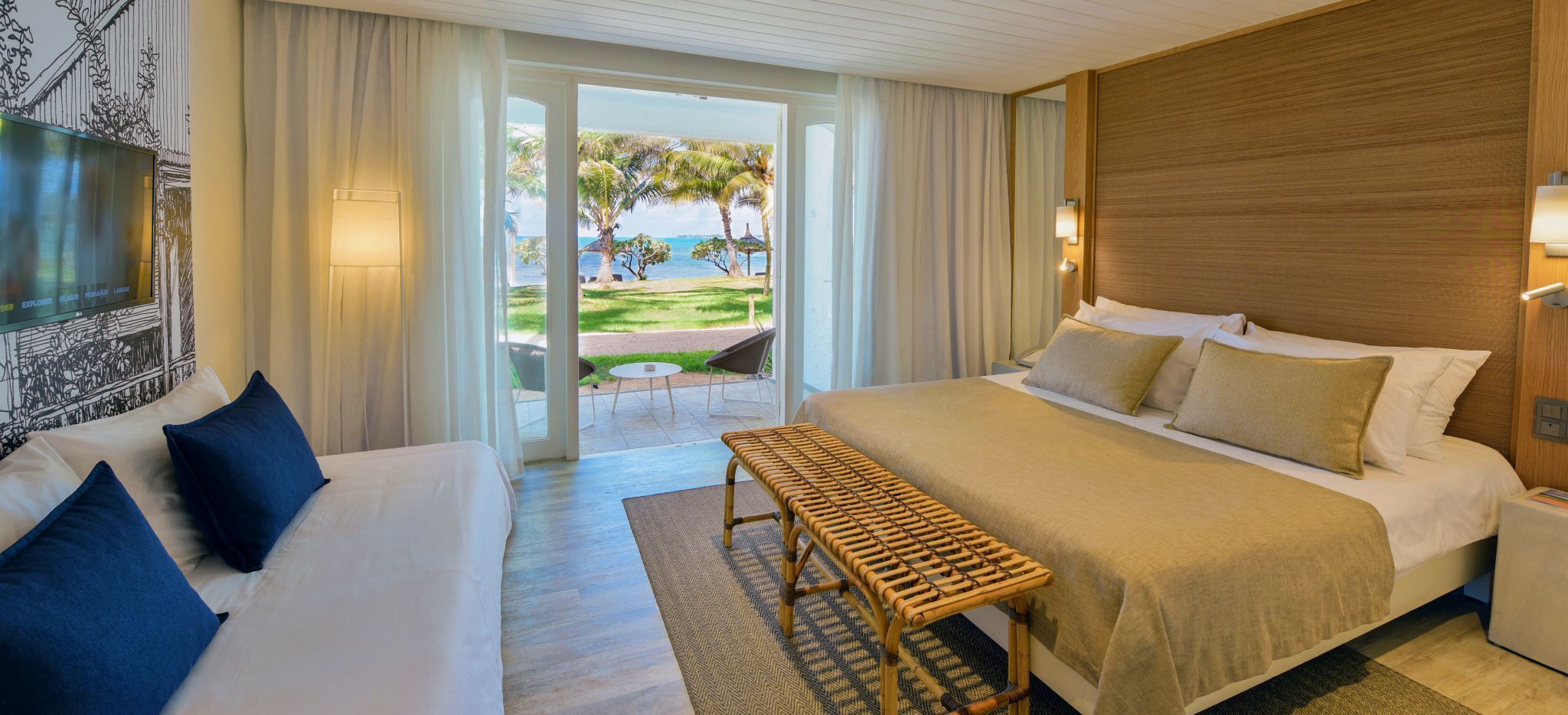 Hotelzimmer im Beachcomber Cannonier, Mauritius