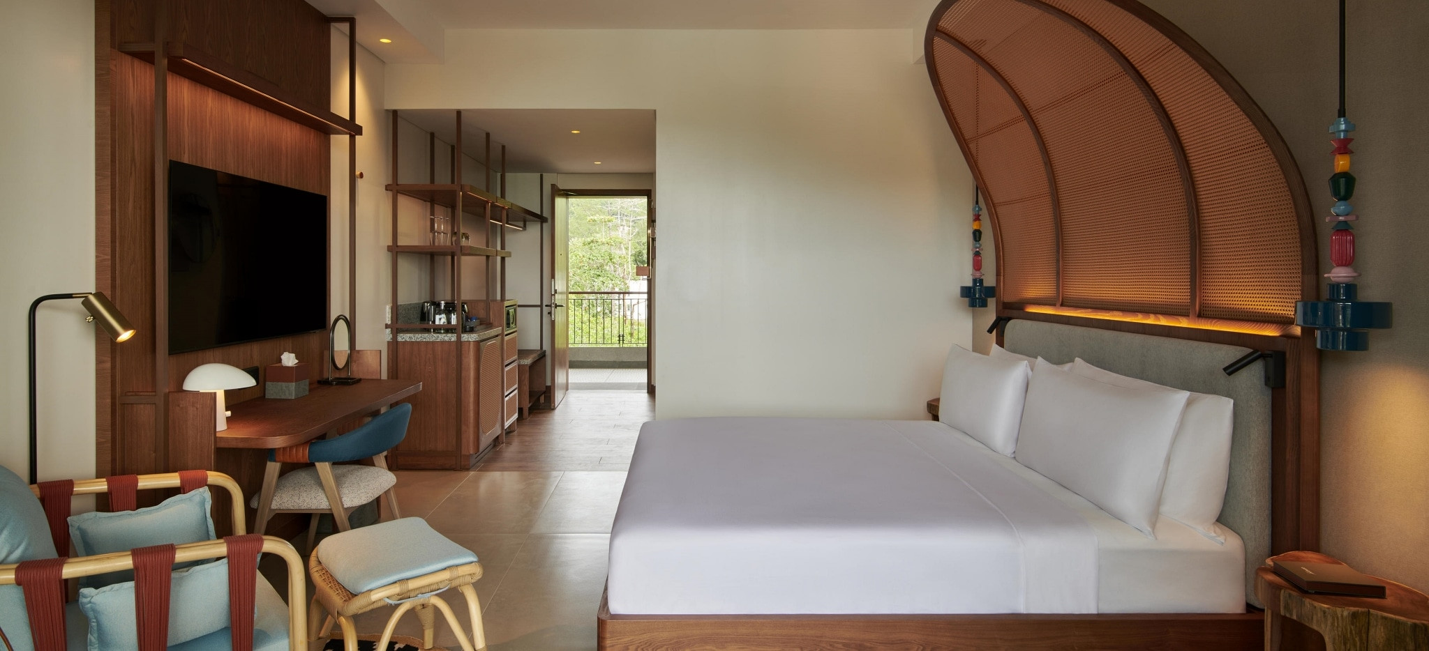 Ein Hotelzimmer der Kategorie King Deluxe Room im Hotel Canopy by Hilton Seychelles