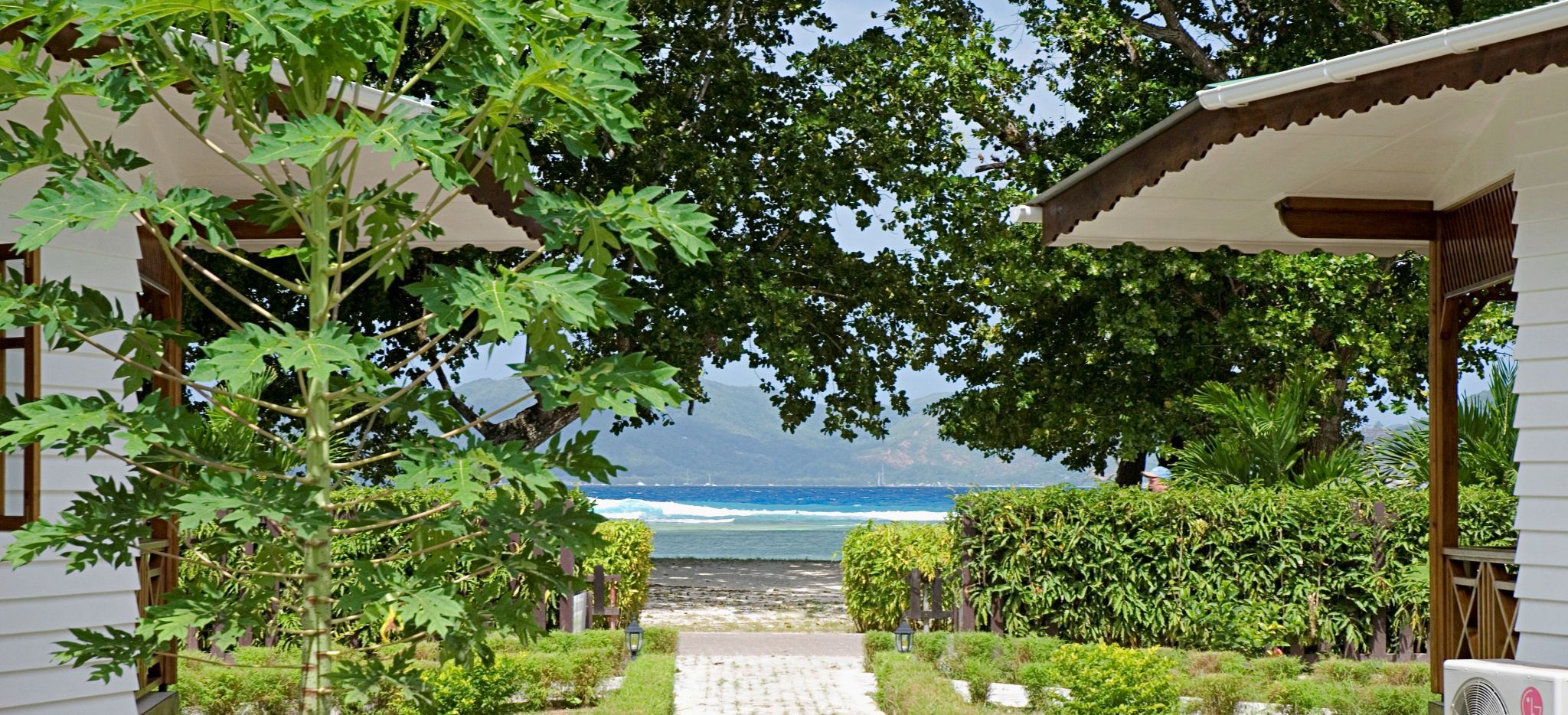 Aussicht von den Villen auf das Meer