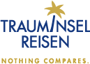 Vollständiges Logo von Trauminsel Reisen Text: "Trauminsel Reisen - Nothing Compares."